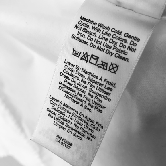 DKNY Cold Shoulder Button-Down - Picture 15 of 15